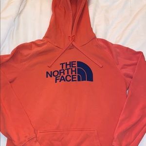 Coral Women’s North Face Pullover Hoodie